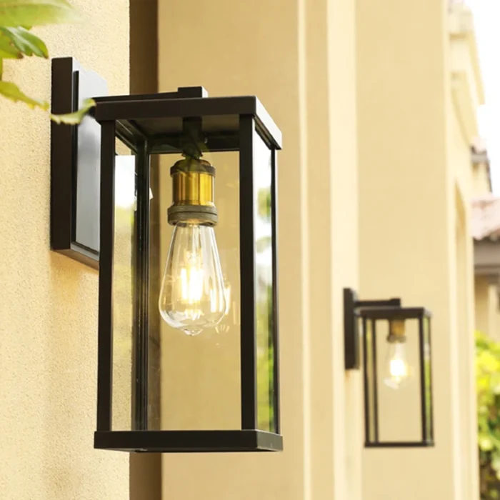 Modern Outdoor Waterproof Wall Lamp – Villa Corridor & Garden Lighting for Balcony & Terrace - Image 2