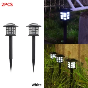 2-Pack Solar Pathway Lights – Waterproof Garden Lamps for Patio & Walkway