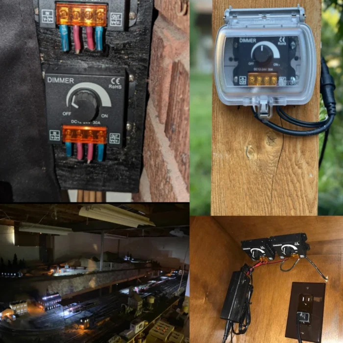 2–10PCS LED Dimmer Controller – PWM Stepless Brightness Adjuster for Single Color Strips - Image 3