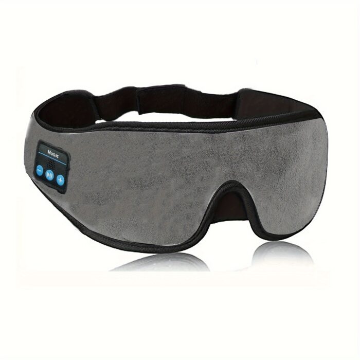 Wireless 3D Sleep Mask Headphones – Bluetooth Eye Mask with No-Pressure Design (Black) - Image 7