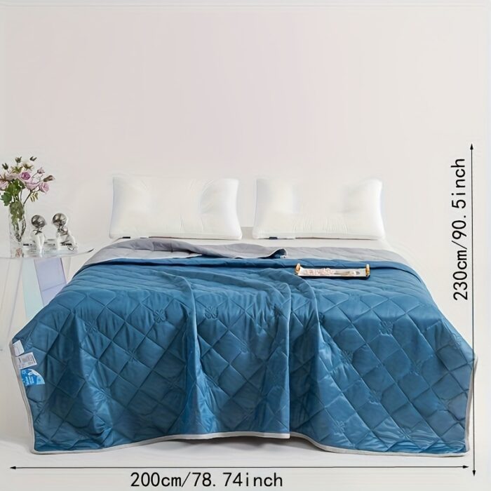 Cooling Blanket for Hot Sleepers – Lightweight Breathable Bamboo‑Blend Throw - Image 6