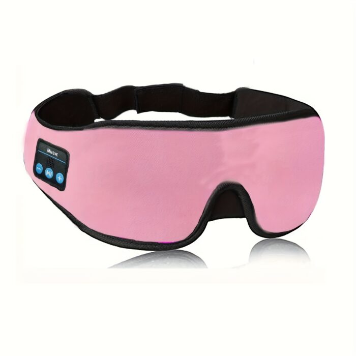 Wireless 3D Sleep Mask Headphones – Bluetooth Eye Mask with No-Pressure Design (Black) - Image 4