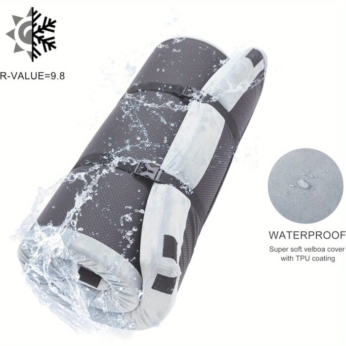 3" Memory Foam Camping Pad – Waterproof Roll-Up Sleeping Mat with Travel Bag - Image 2
