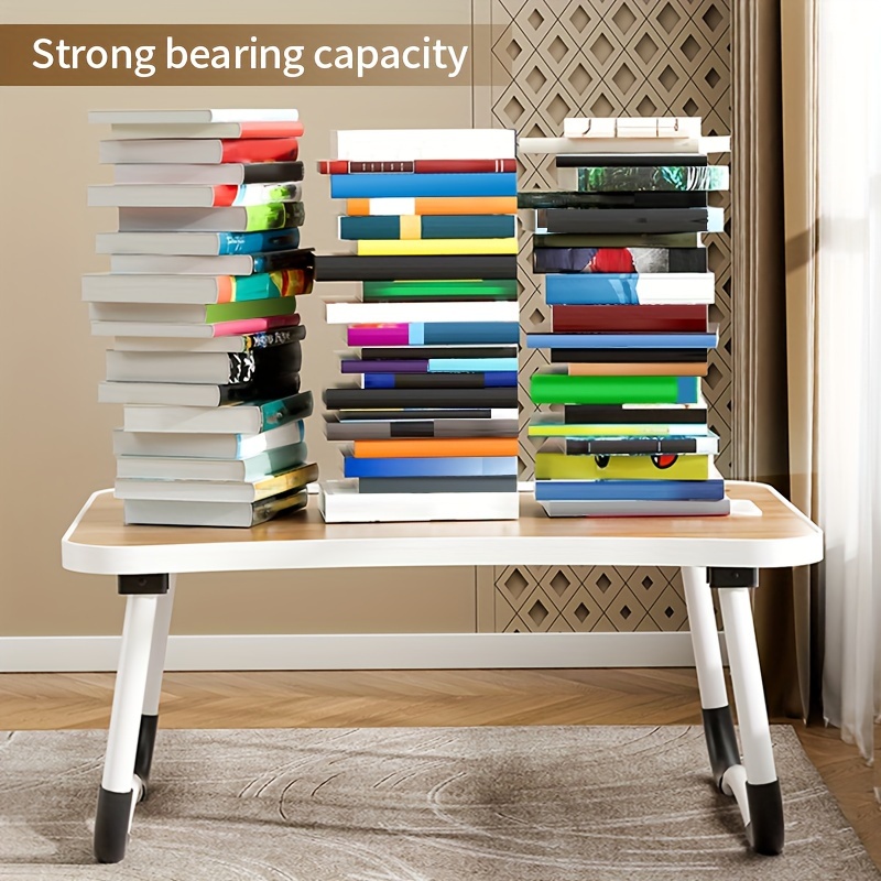 Portable Laptop Bed Table with Cup Holder, Drawer & Tablet Slot – Foldable and Durable - Image 8