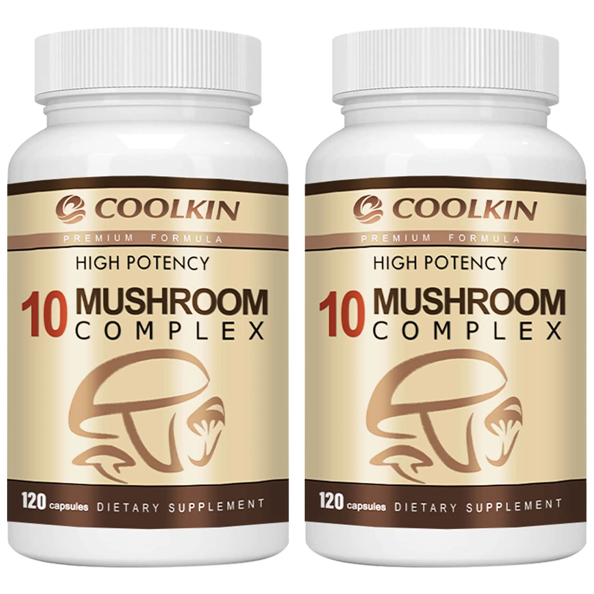 10 Mushroom Complex – Memory, Focus & Stress Relief Support (120 Capsules) - Image 8
