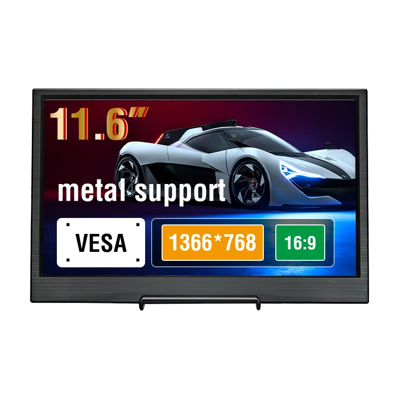 Anmite 11.6" Portable Monitor 720P HDR Low Blue Light for PS5/Xbox/PC