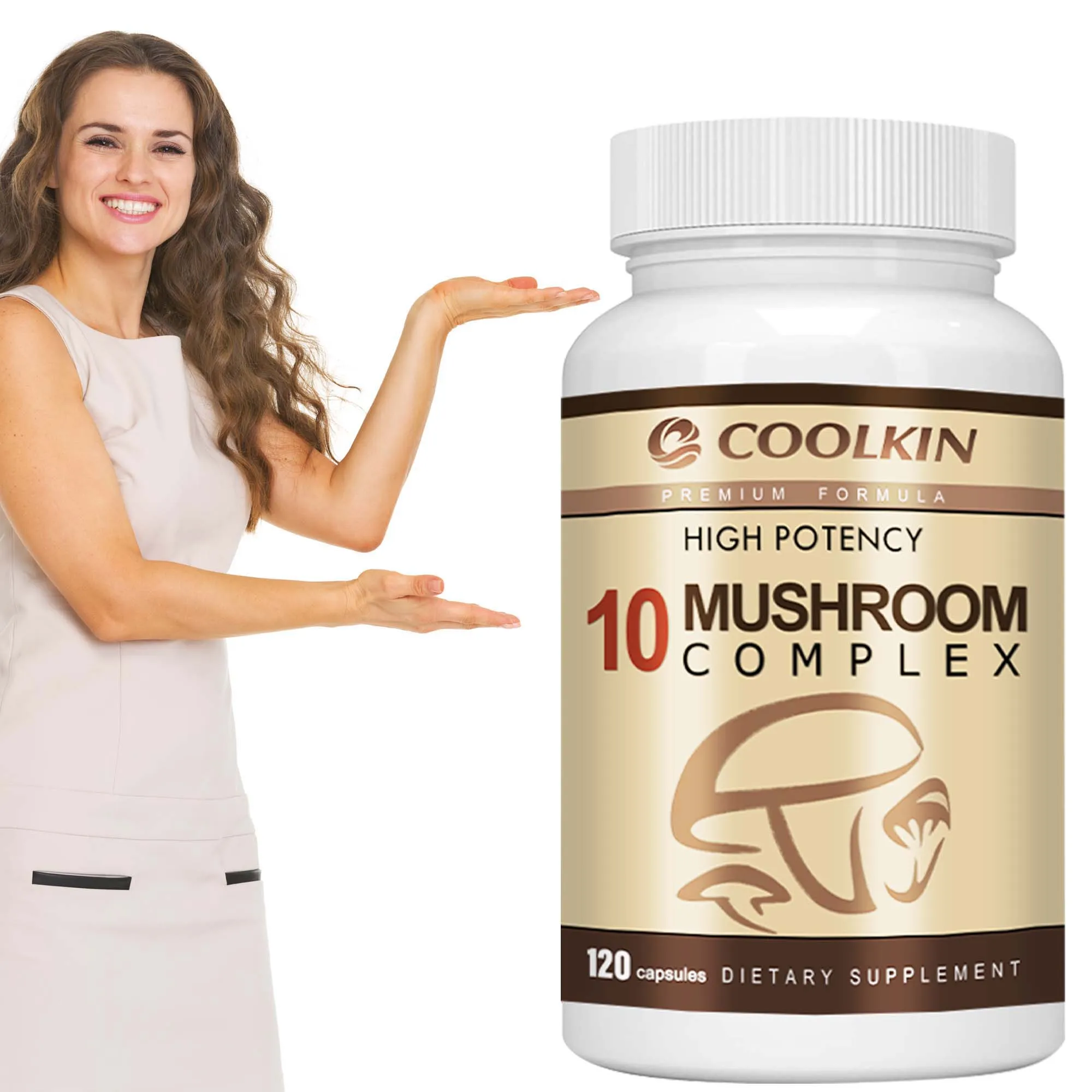 10 Mushroom Complex – Memory, Focus & Stress Relief Support (120 Capsules) - Image 6