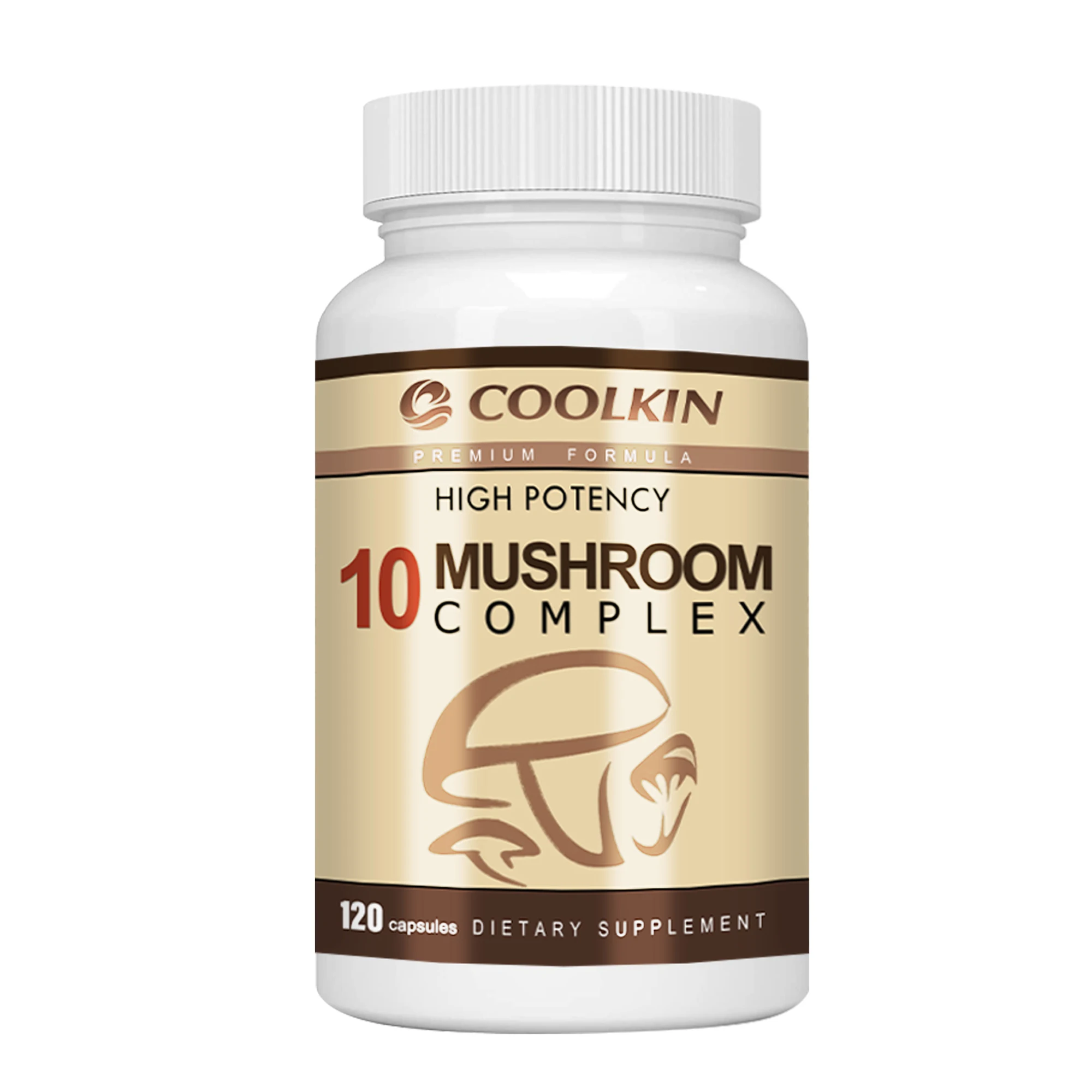 10 Mushroom Complex – Memory, Focus & Stress Relief Support (120 Capsules) - Image 7