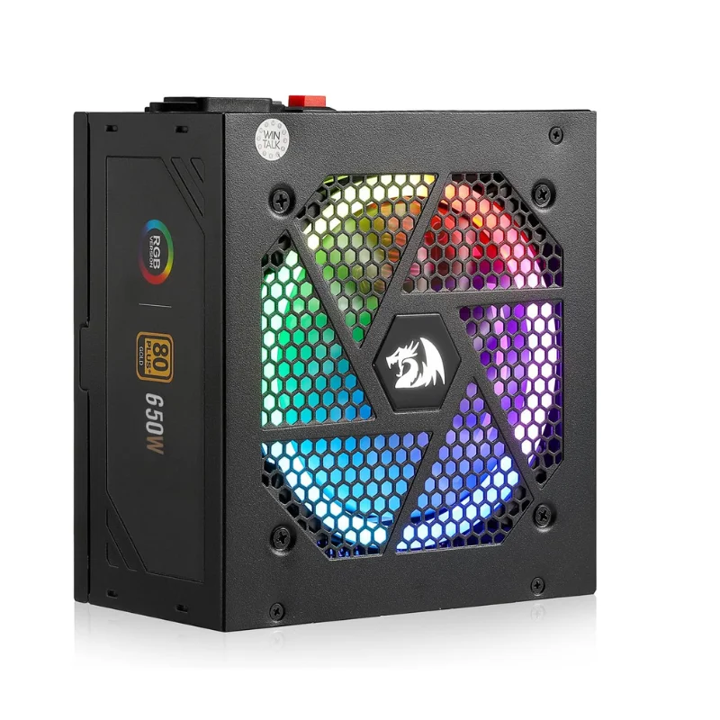 Redragon 650W Fully Modular Power Supply 80+ Gold Certified ATX