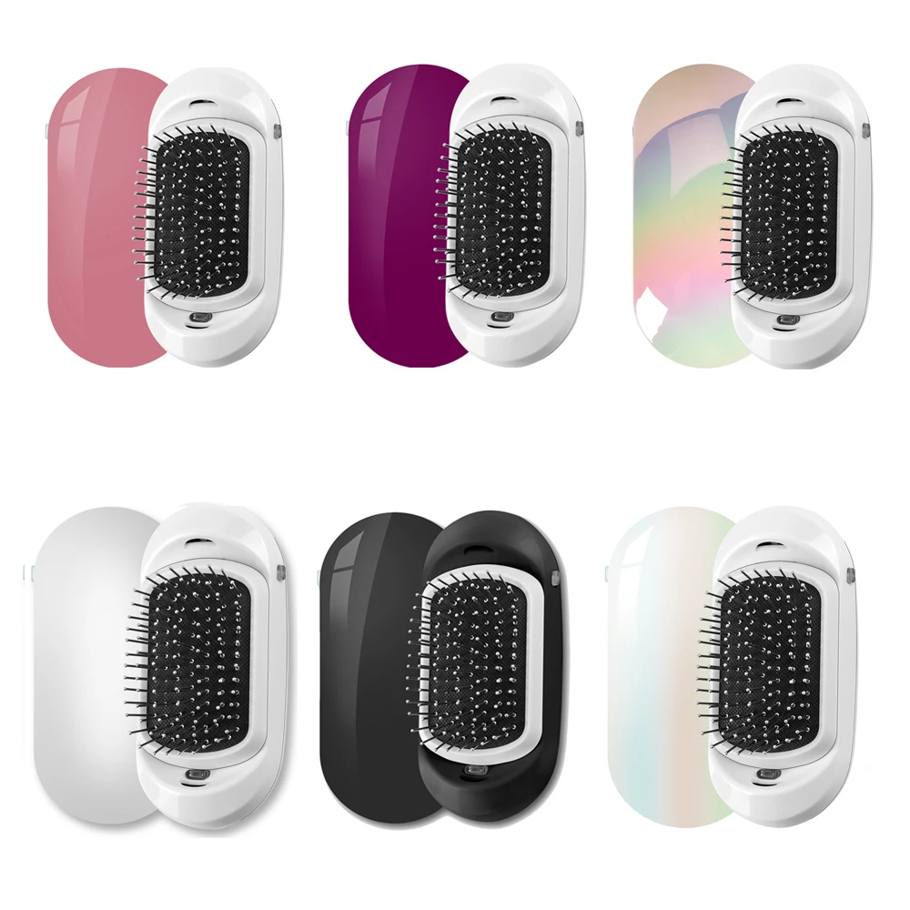 Portable Ionic Hairbrush – Anti-Static Scalp Massager for Frizz-Free Hair - Image 5