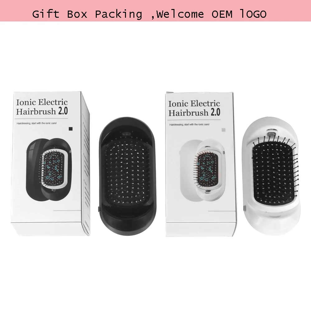 Portable Ionic Hairbrush – Anti-Static Scalp Massager for Frizz-Free Hair - Image 6