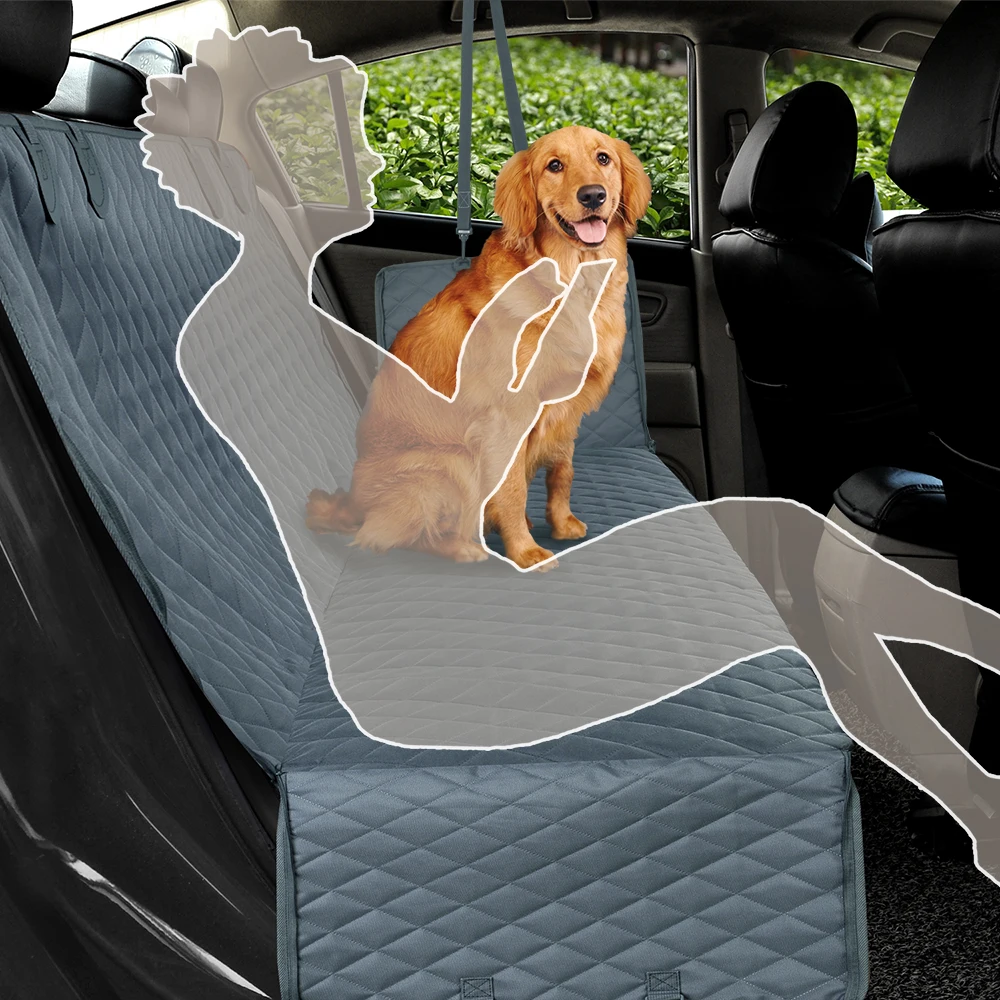 PETRAVEL Waterproof Dog Car Hammock – Rear Seat Protector for Dogs - Image 2