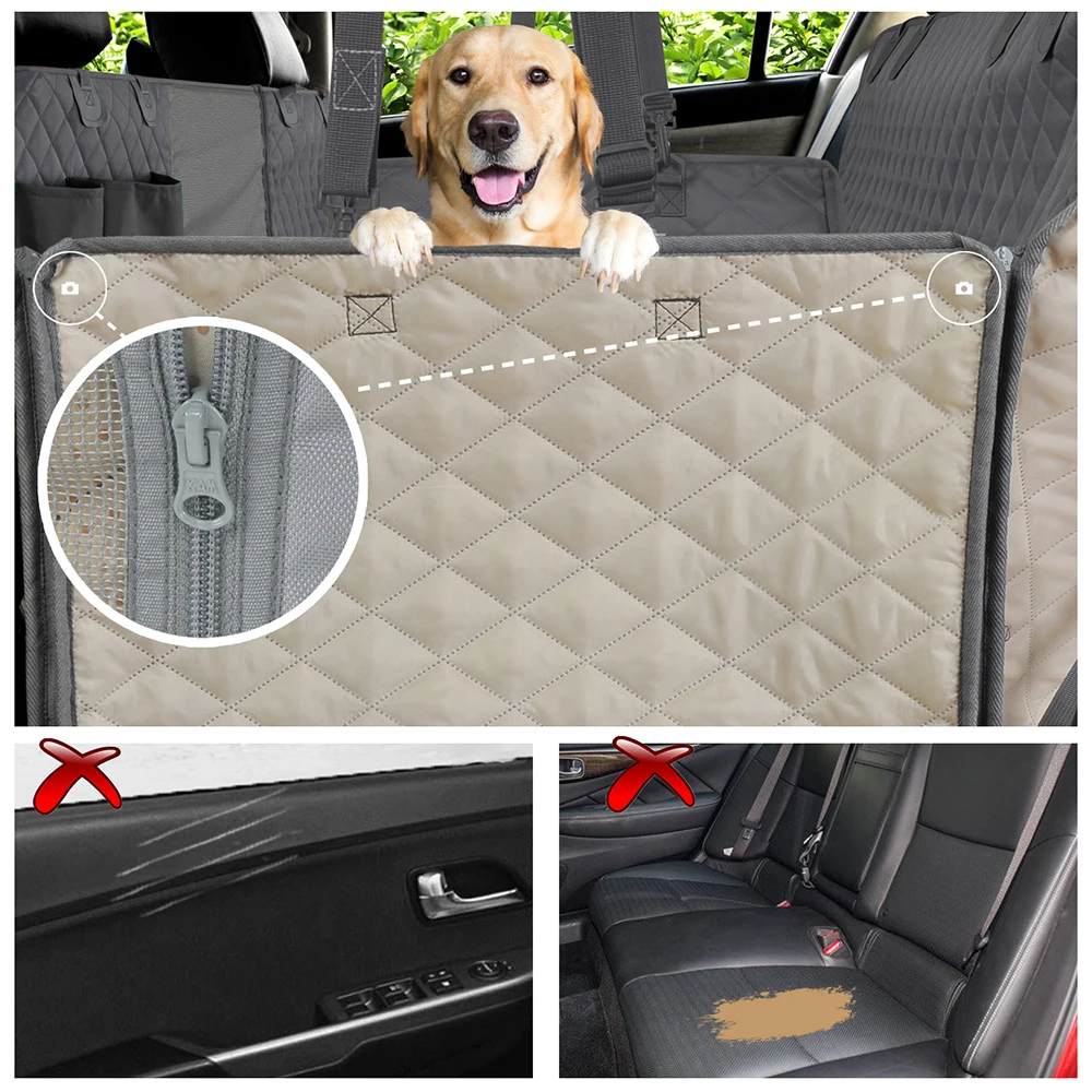 PETRAVEL Waterproof Dog Car Hammock – Rear Seat Protector for Dogs - Image 5