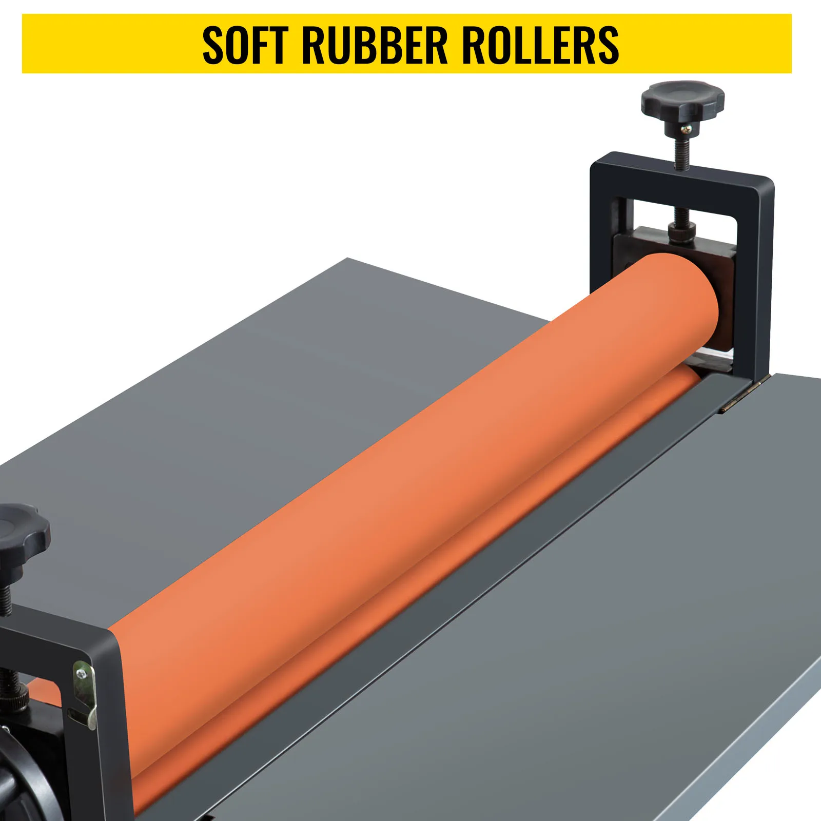 VEVOR 25.6"x1" Manual Cold Roll Laminator Machine Sheets Document Plasticizer Fits Poster Painting Photo Book Cover A3 A4 Paper - Image 4