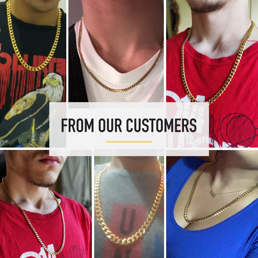 Men Women Stainless Steel 3/5/7/9/11mm Miami Cuban Curb Chain Necklace - Image 6