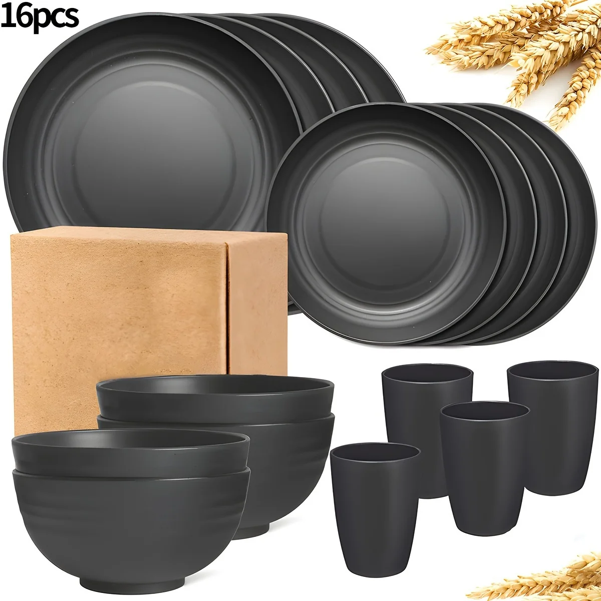 16/32-Piece Tableware Set - Plates, Bowls & Cups for Home, Picnic & Party - Image 8