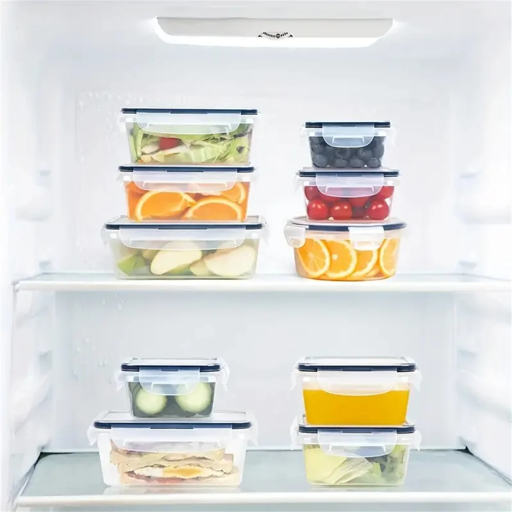 12PCS Food Airtight Containers Set - Microwave Safe, BPA-Free Lunch Boxes - Image 5