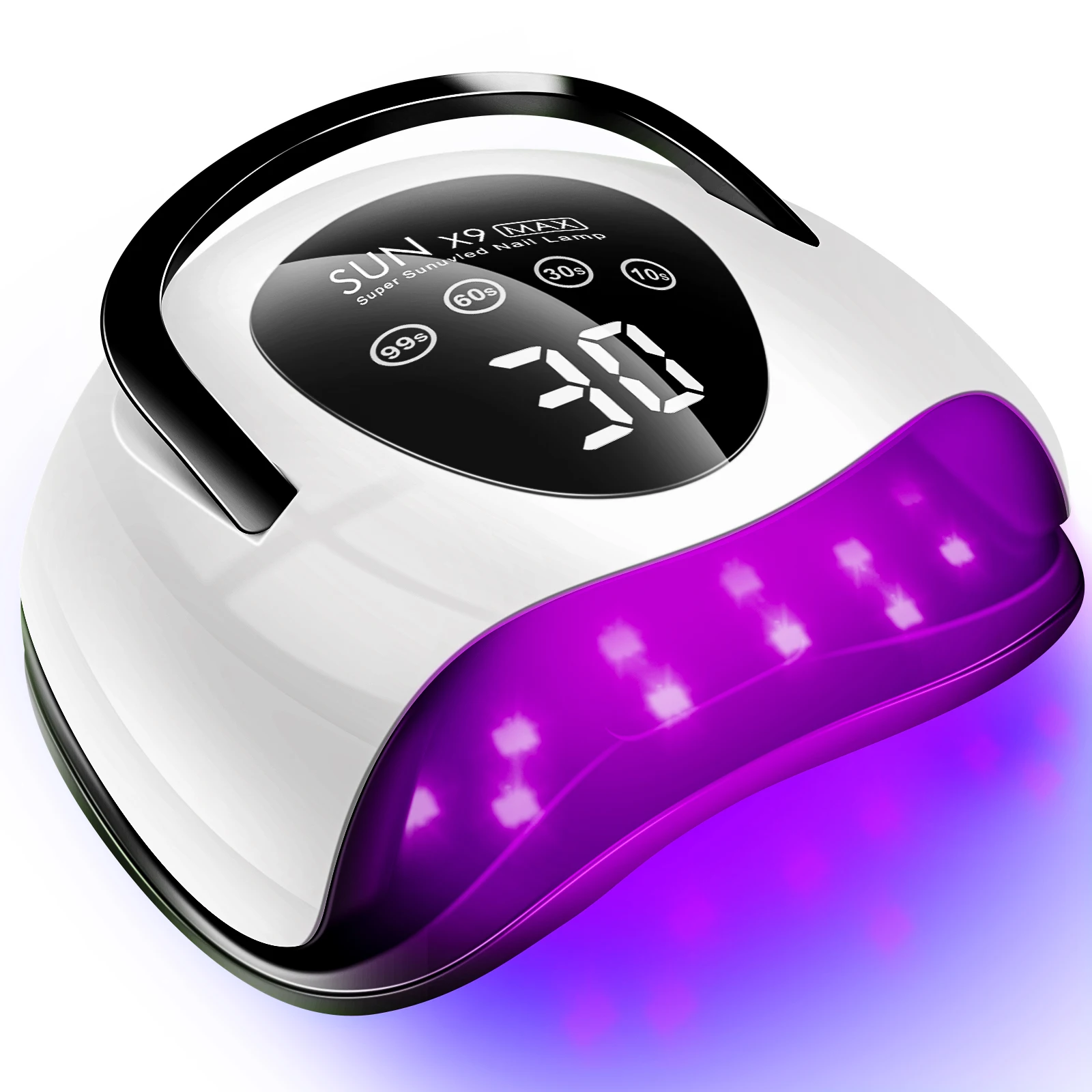 220W LED UV Nail Dryer – 57 Beads, LCD Touchscreen, 4 Timer Settings - Image 7