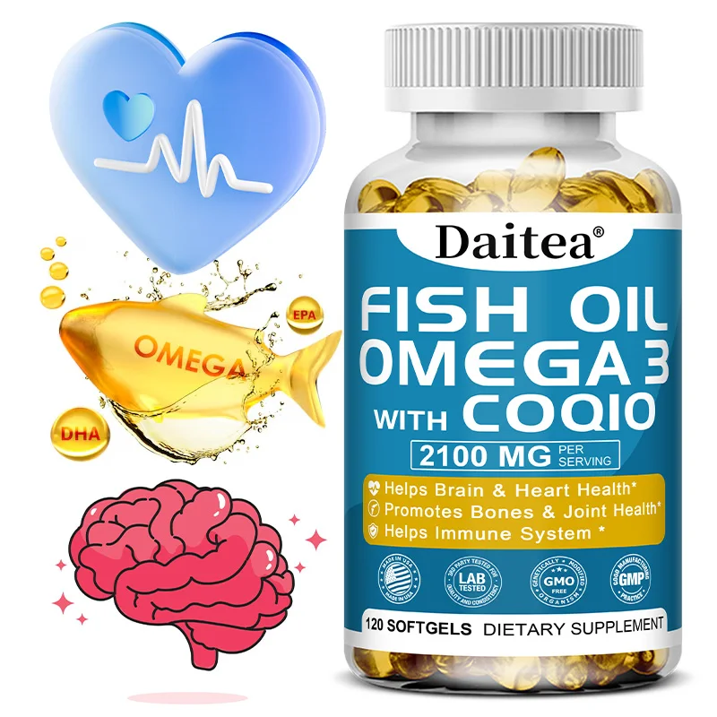 Omega-3 Fish Oil 2100 mg – High EPA & DHA for Heart, Brain & Immune Support