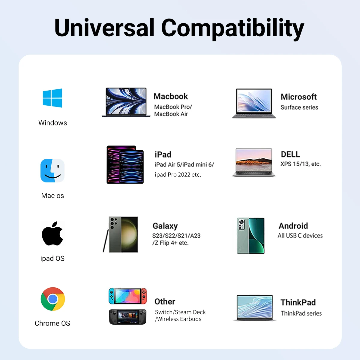 3-in-1 USB-C Hub with 8K DisplayPort Switch for MacBook Pro & Air - Image 2