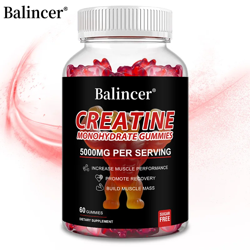 Creatine Monohydrate Gummies – Strength, Muscle Growth & Energy Boost with Taurine & Vitamin B12