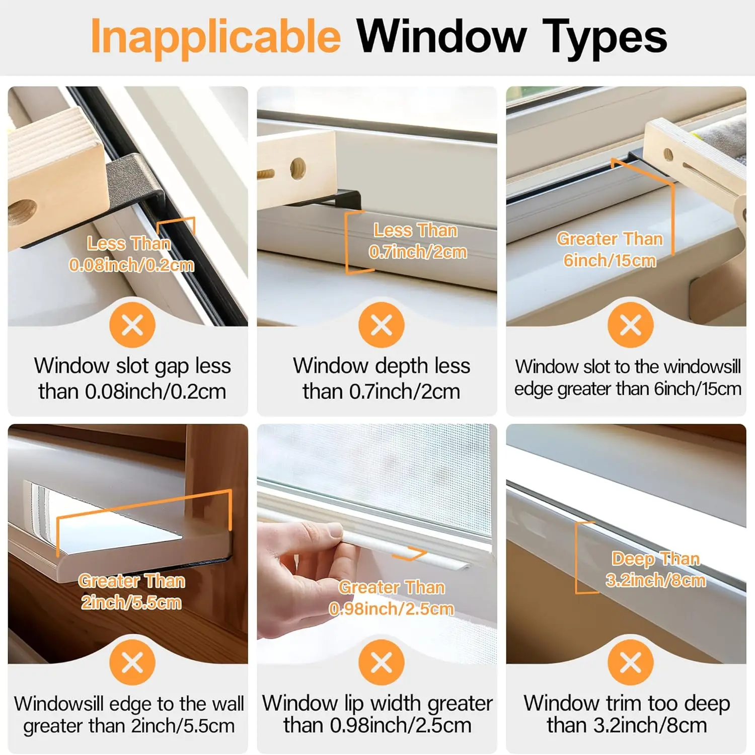 Mewoofun 2-in-1 Cat Window Perch Hammock, Adjustable Steady Cat Bed for Indoor Cats - Image 5