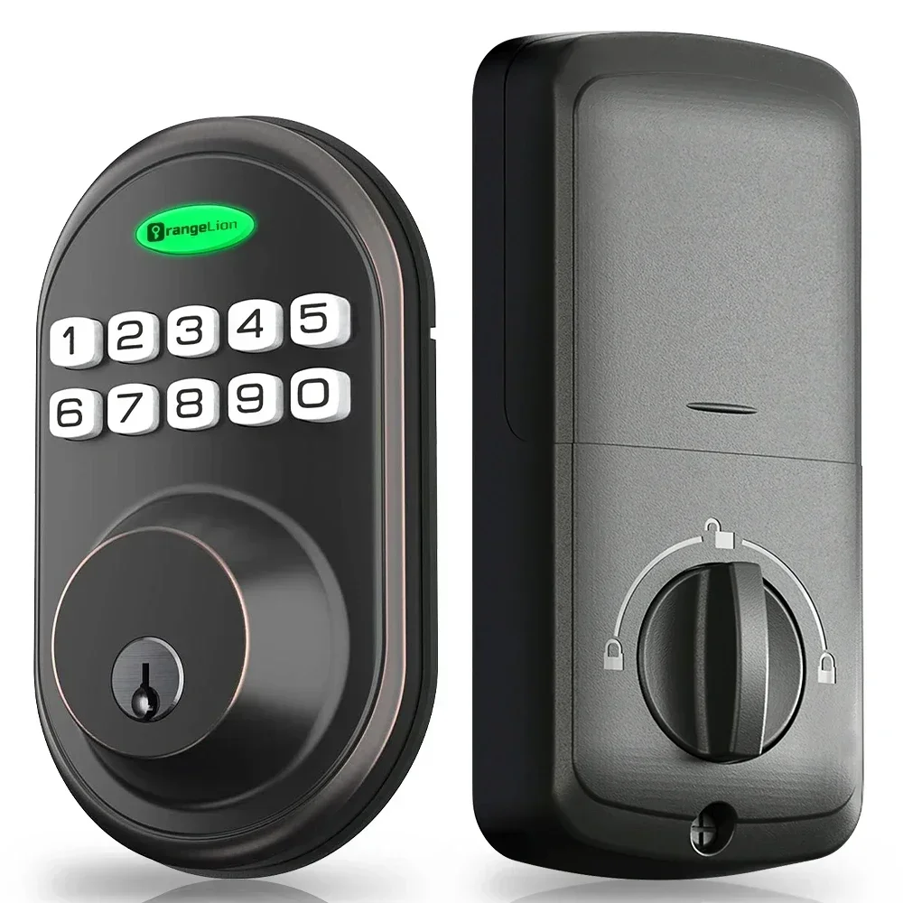 Fingerprint & Touchscreen Keyless Smart Lock – Keypad, One‑Touch & Remote Control