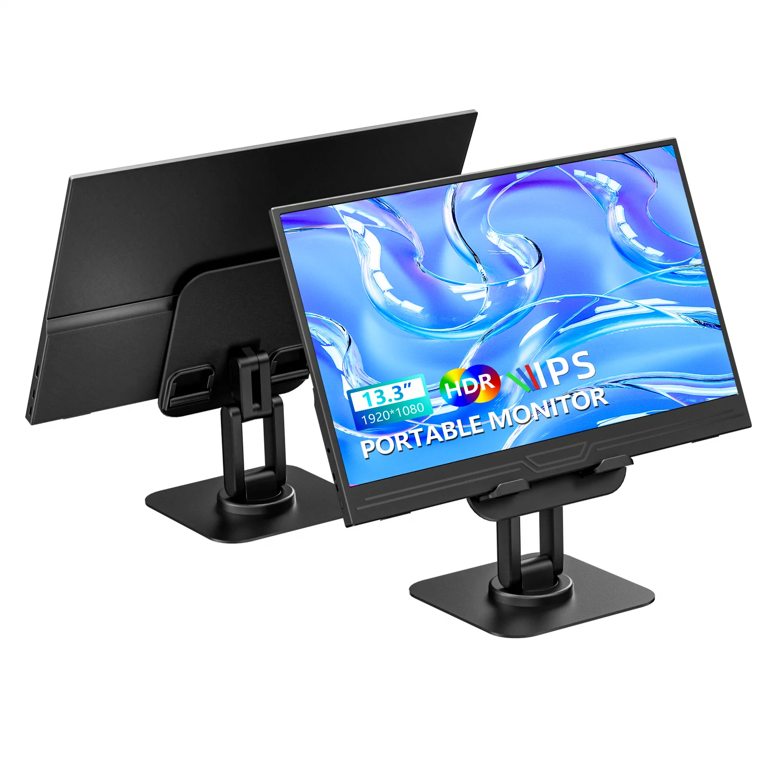 13.3" VEOUT Portable Monitor 1920x1200P USB-C HDMI FreeSync Ultra-Slim