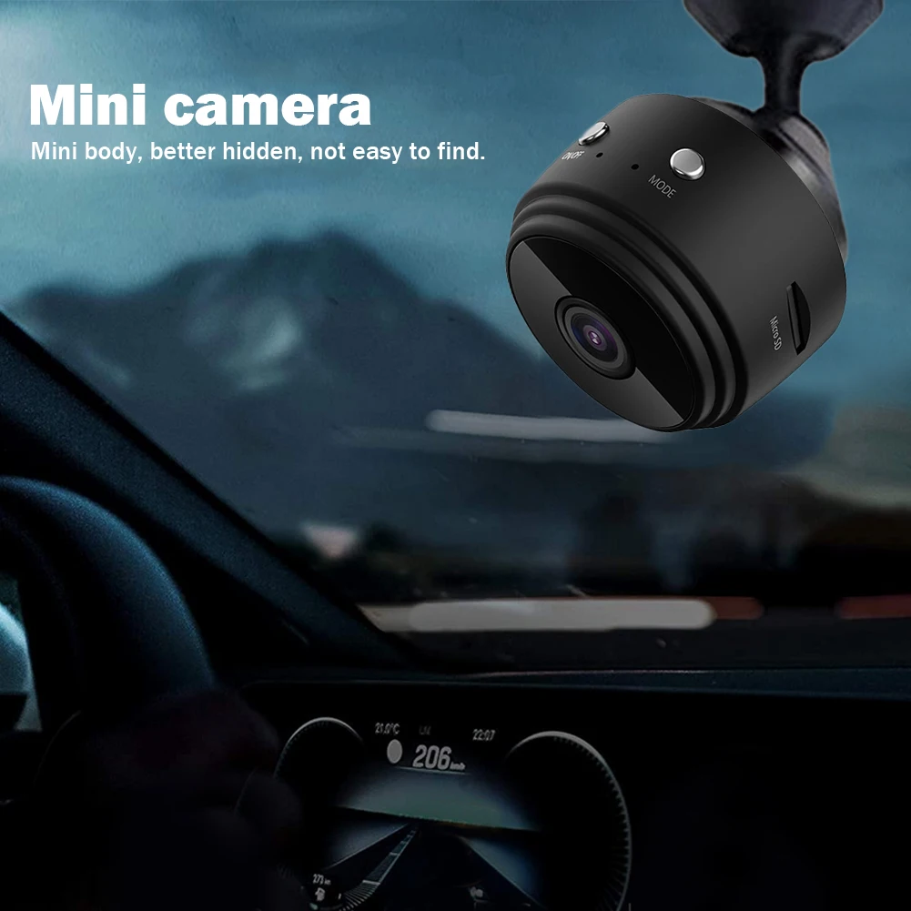 1080P A9 WiFi Mini Camera - Voice & Video Recorder, Smart Home Security - Image 6