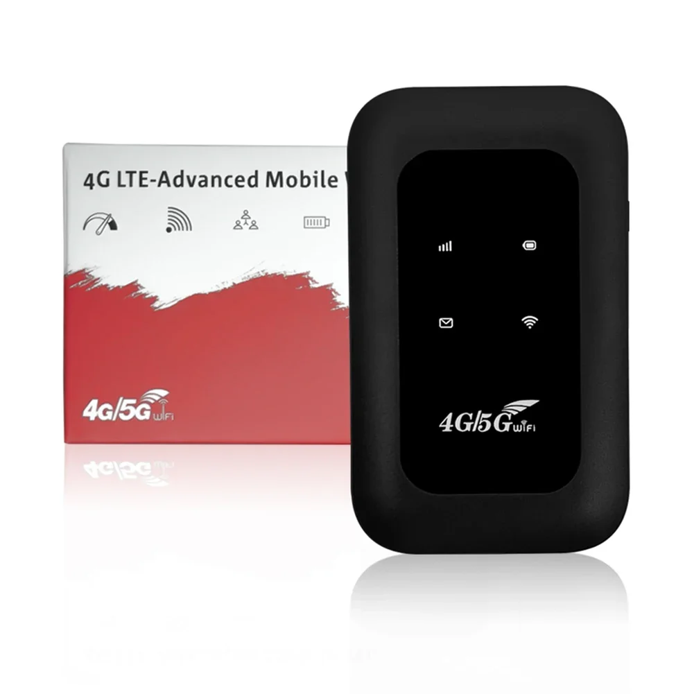 4G LTE Mini Router with SIM Slot, Wireless Travel Hotspot for RV & Camping