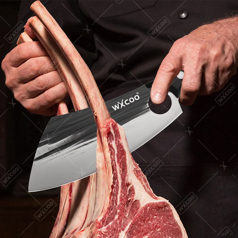 1 or 3 PCS Hand Forged Stainless Steel Kitchen Utility & Butcher Knives – Multipurpose Chef Set - Image 6