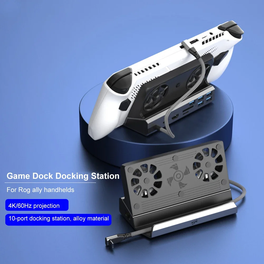 10-in-1 USB-C Docking Station for Steam Deck – 4K@60Hz, Gigabit Ethernet, Fast Charging - Image 2