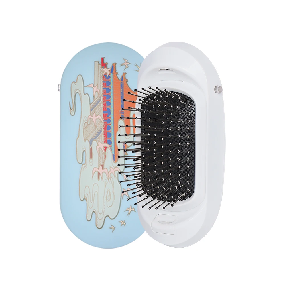 Portable Ionic Hairbrush – Anti-Static Scalp Massager for Frizz-Free Hair - Image 13