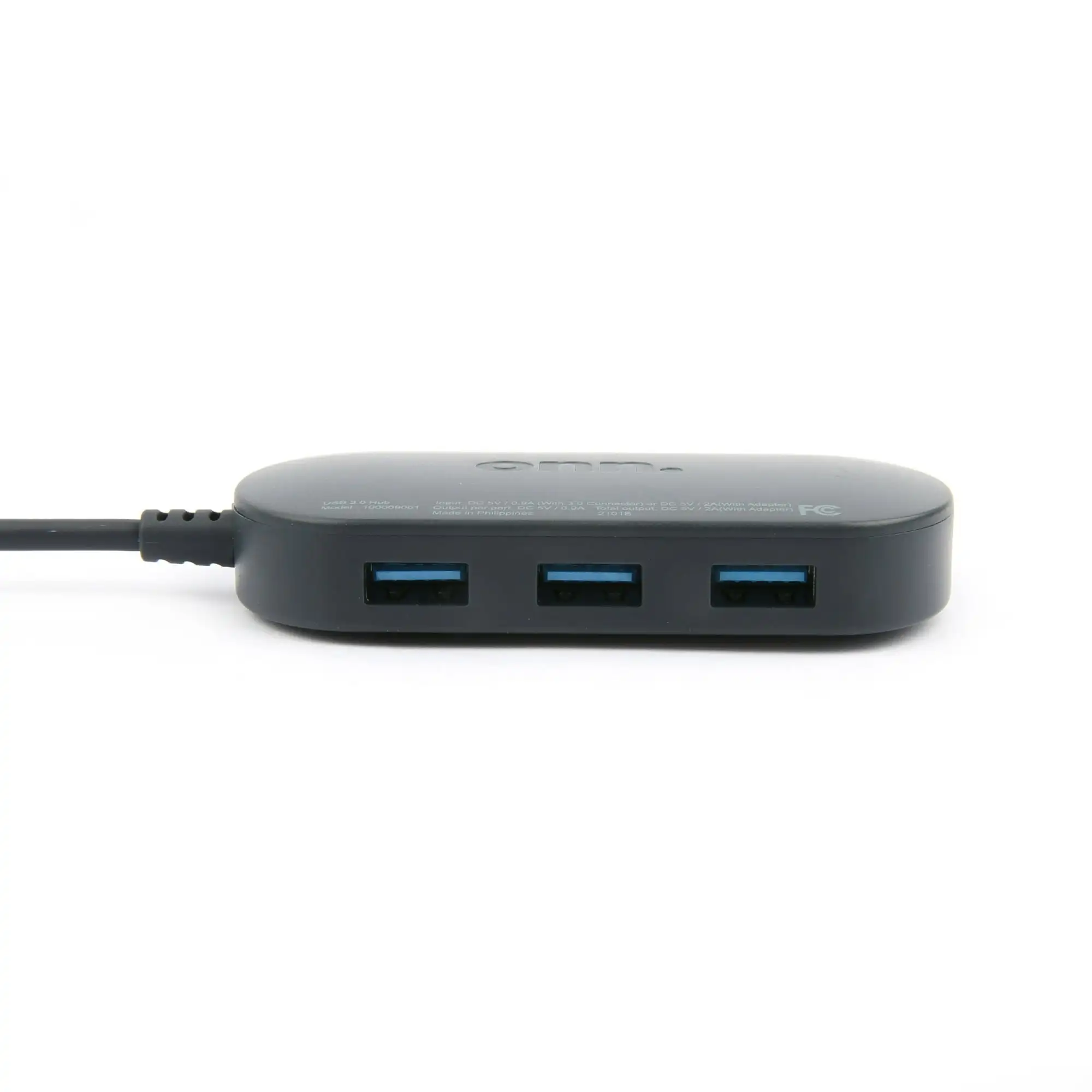 onn. AC Powered USB 3.0 Hub with 4 Ports for PC & Laptop Expansion