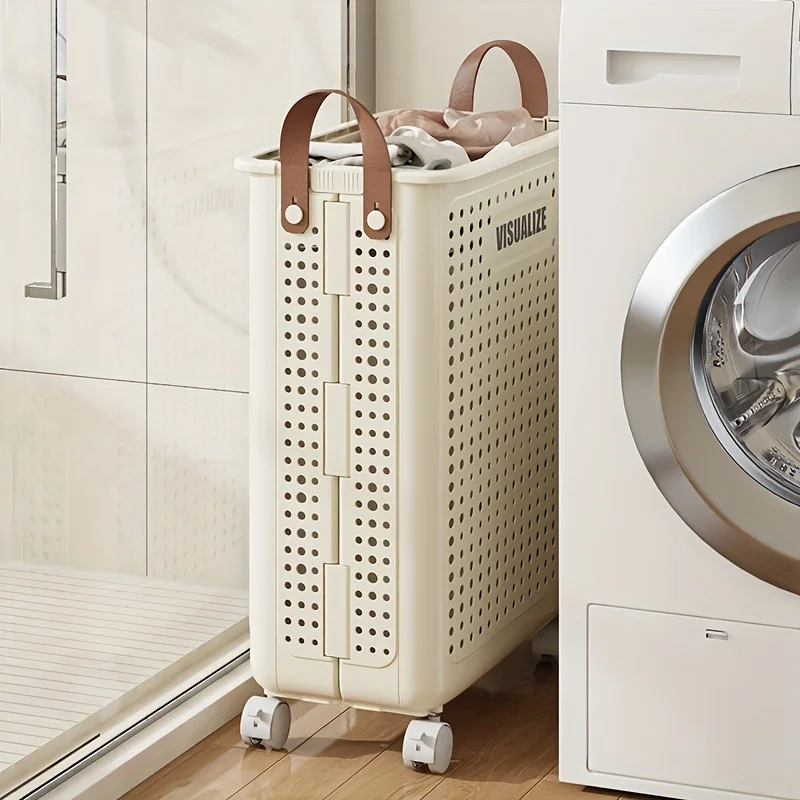 Dirty Clothes Basket - Laundry Hamper for Home or Dorm