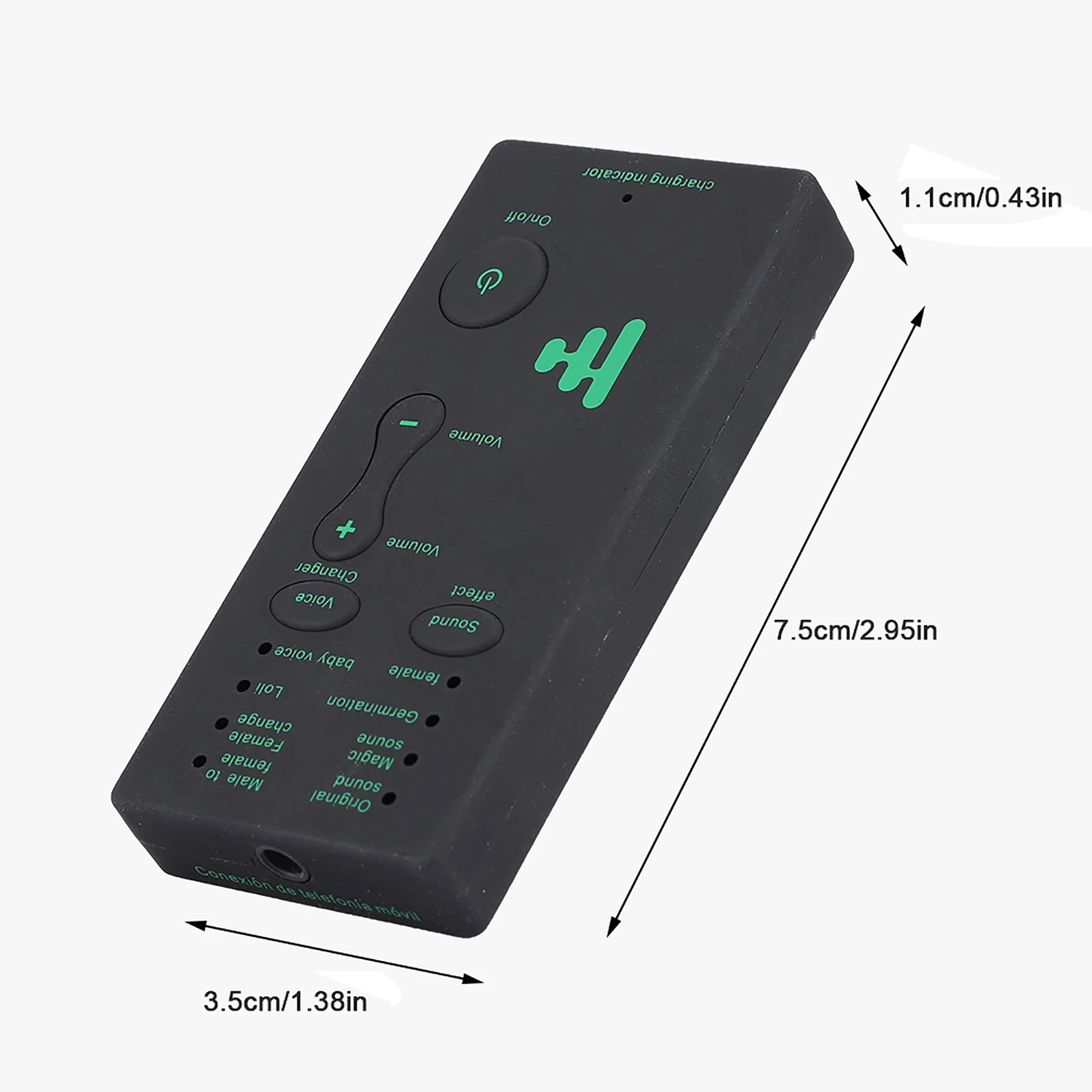 Portable Mini Voice Changer Live Broadcast Sound Card For Mobile Phone PC (English Version) External Sound Card - Image 6