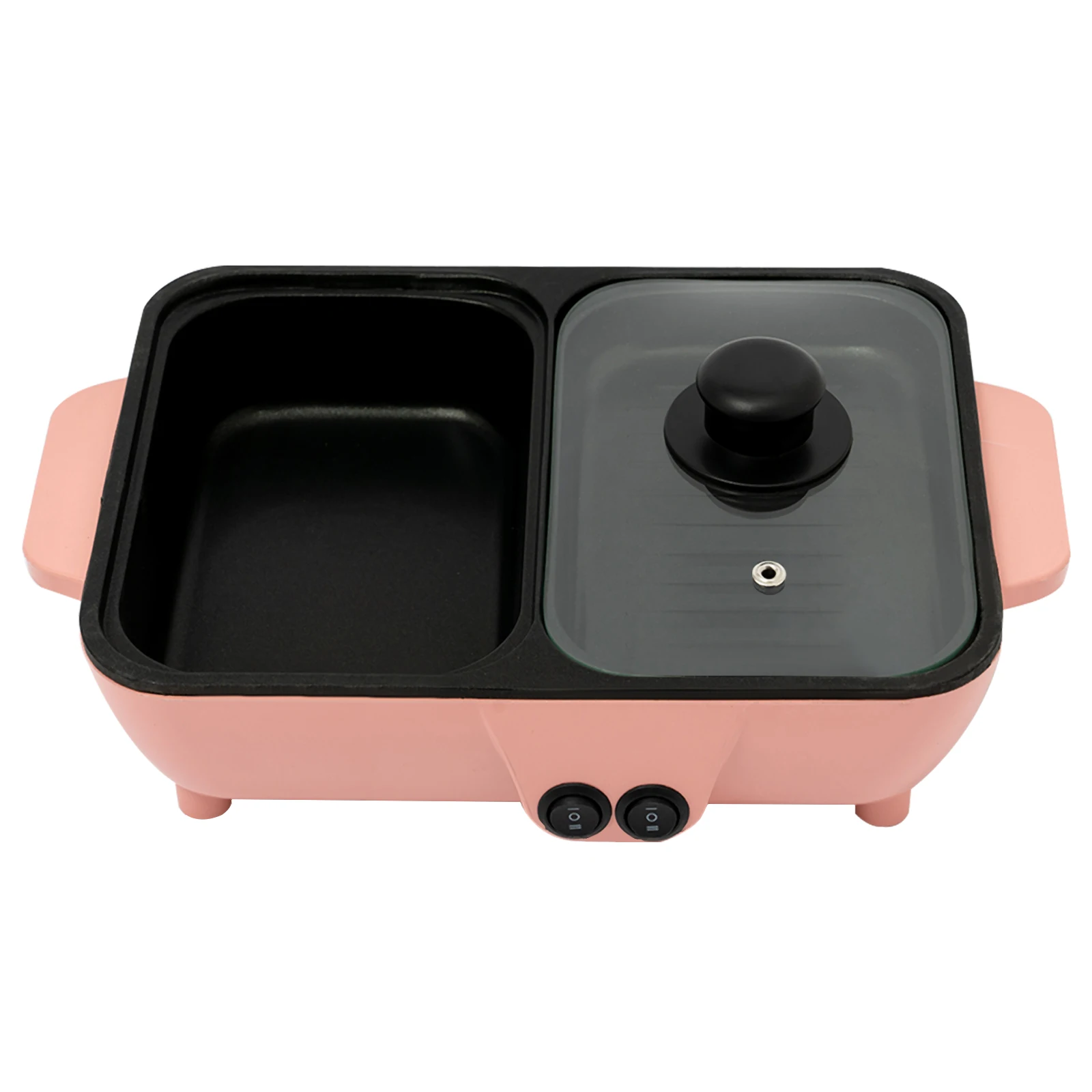 2-in-1 Hot Pot and Grill - Dual Heating Zones, 600W+600W for Family Gatherings - Image 8