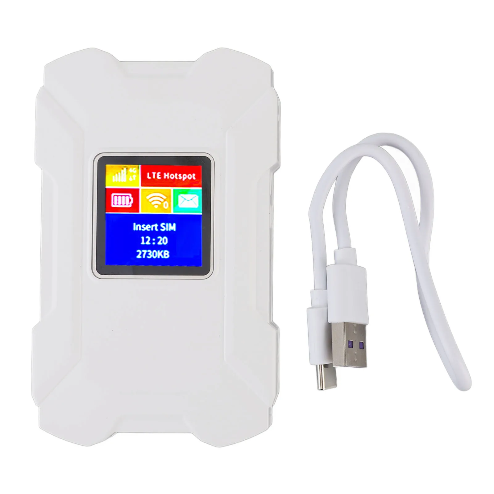 4G LTE Portable Mobile Hotspot Router with SIM Slot, 1.44" Screen, for Office - Image 2