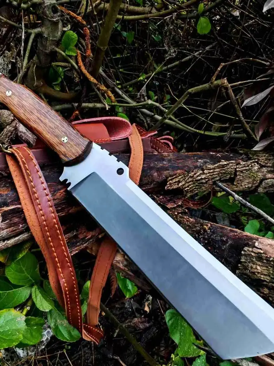 Forged Damascus Stainless Steel Knife – High Hardness Outdoor Camping & Multi-Functional Fruit Cutter - Image 3