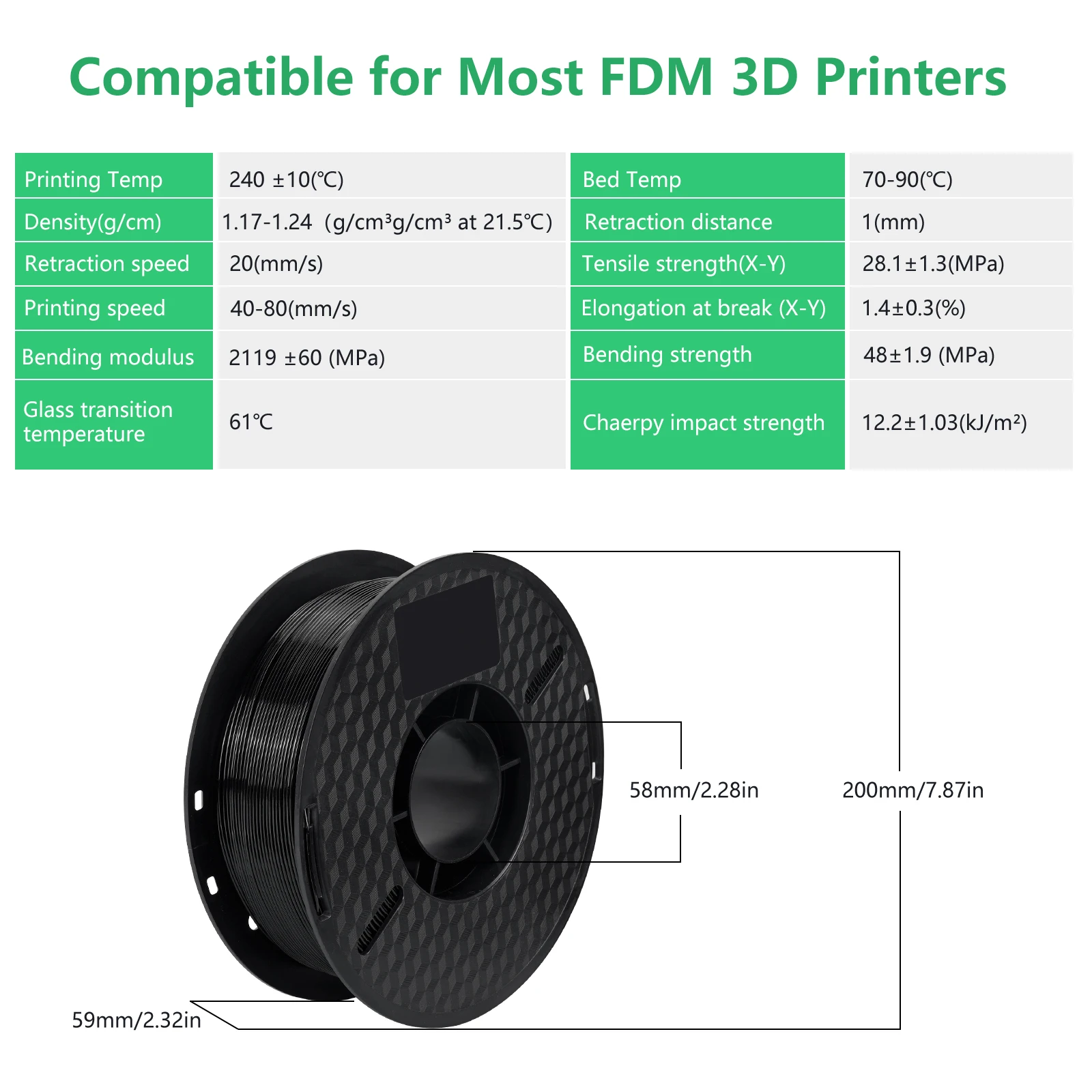 1kg PLA PETG TPU Filament 1.75mm For 3D Printer,95A TPU 2.2LBS 3D Printing Plastic Material Eco Friendly Tangle-Free Fast ship - Image 5