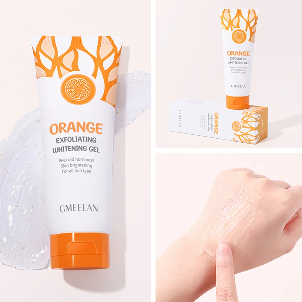 Orange Enzyme Exfoliating Gel – Brightening & Hydrating Scrub for Face & Body - Image 3