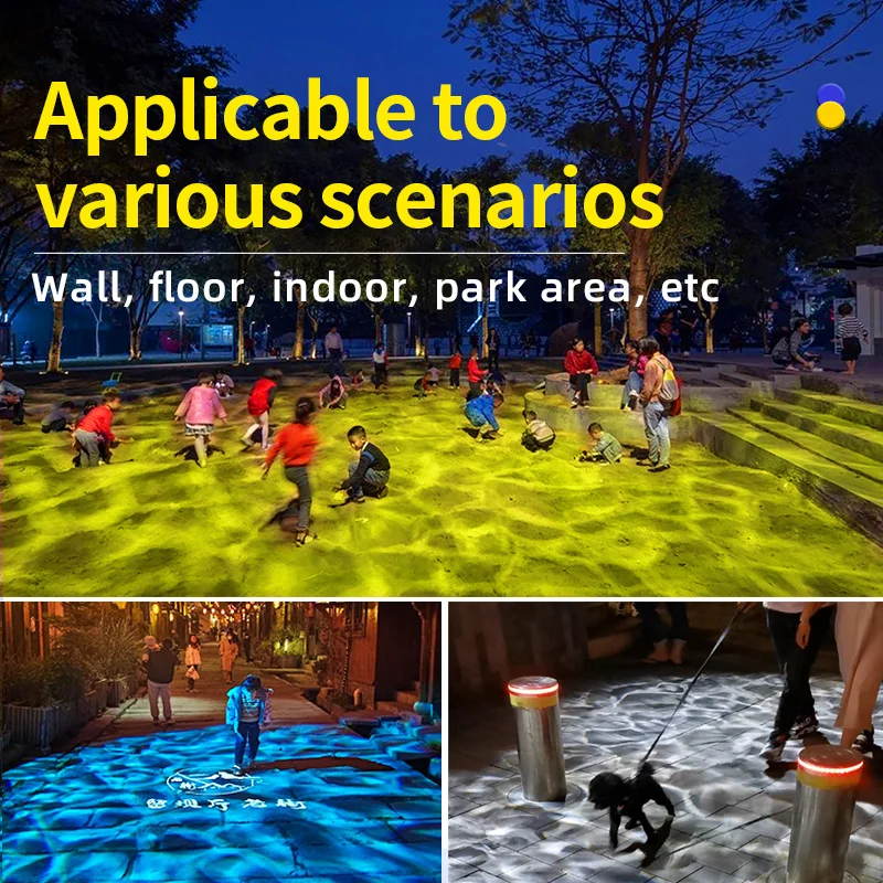 Waterproof Outdoor Water Wave Oecen Wave Light Water Wave Effect Projector with gobo projector - Image 5