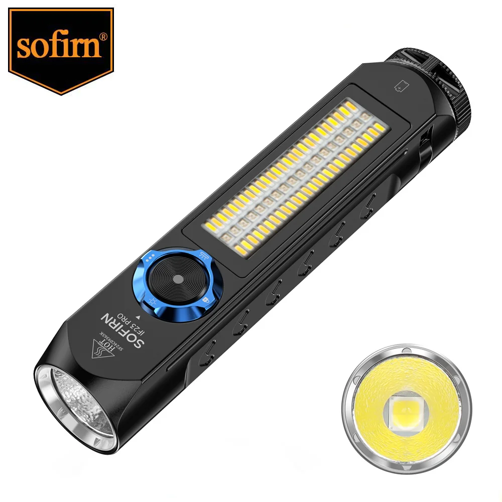 Sofirn IF23 PRO RGB LED Flashlight – 5000lm XHP70B, USB-C Rechargeable, Magnetic Torch