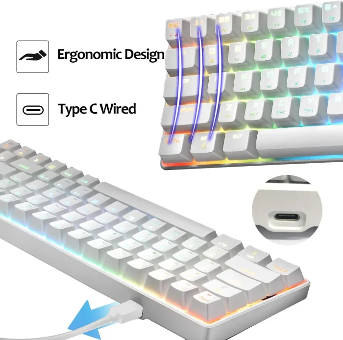 MAMBASNAKE x ZIYOULANG MK14 Wired Gaming Keyboard  Buy 2 get 1 free total 3!!! - Image 8