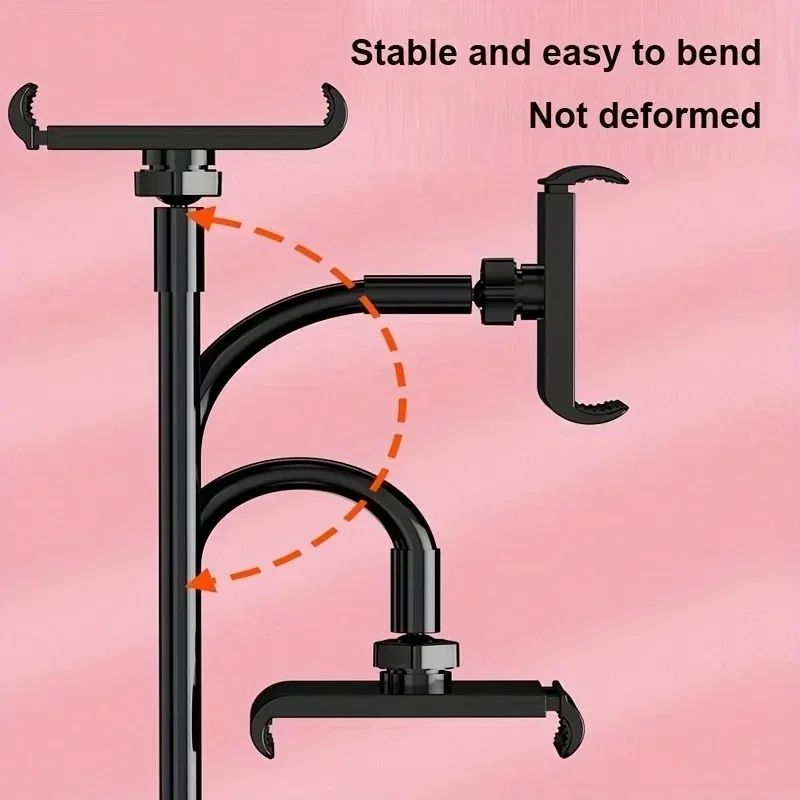 100cm Tablet Mount Holder For Bed Desk Phone Holder Flexible Long Arm Clamp Tablet Stand For iPad Samsung Xiaomi 4.7-11 inch - Image 2