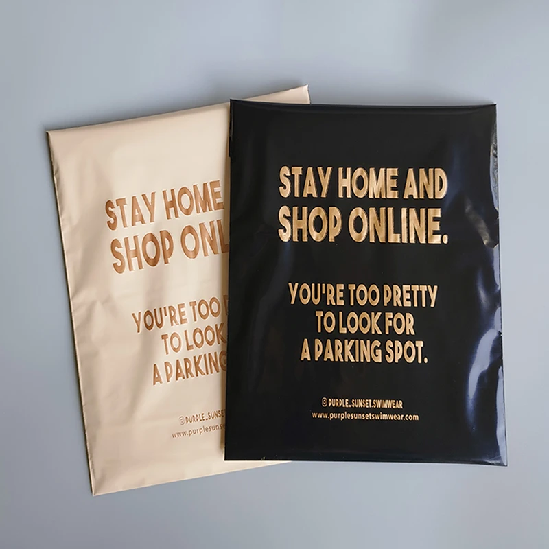 50pcs/Lot Plastic Mailer Envelope Bags Poly Shipping Mailing Colorful Packaging Parcel Storage Custom Logo Brand Mailer Envelope - Image 6