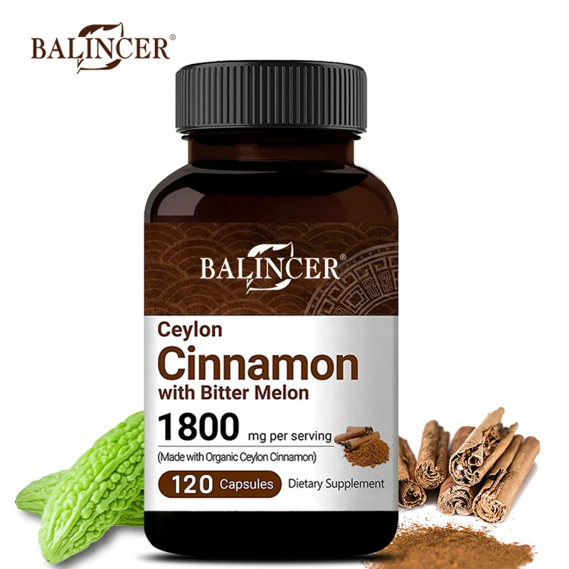 Ceylon Cinnamon 1800 mg & Bitter Melon – Joint, Bone & Blood Sugar Support