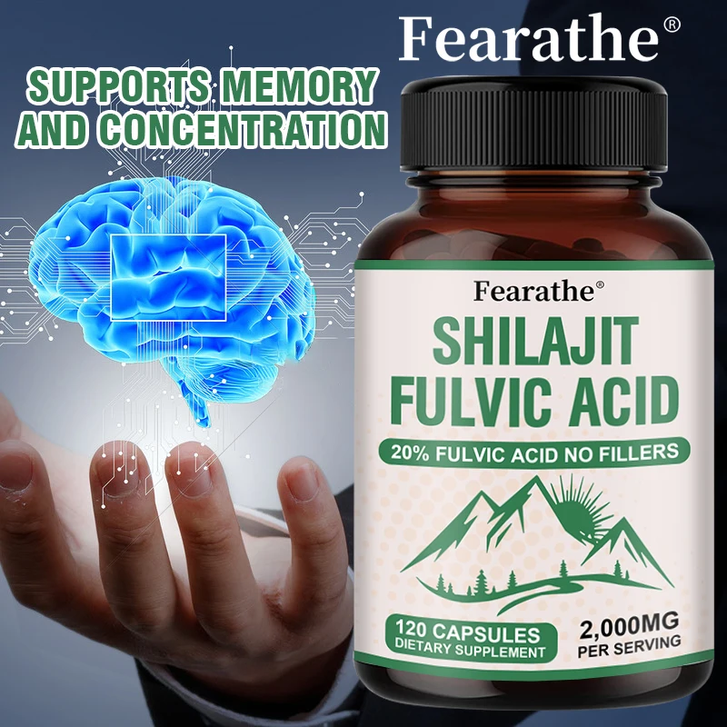 Shilajit Fulvic Acid Capsules – Memory, Brain Function & Healthy Aging Support