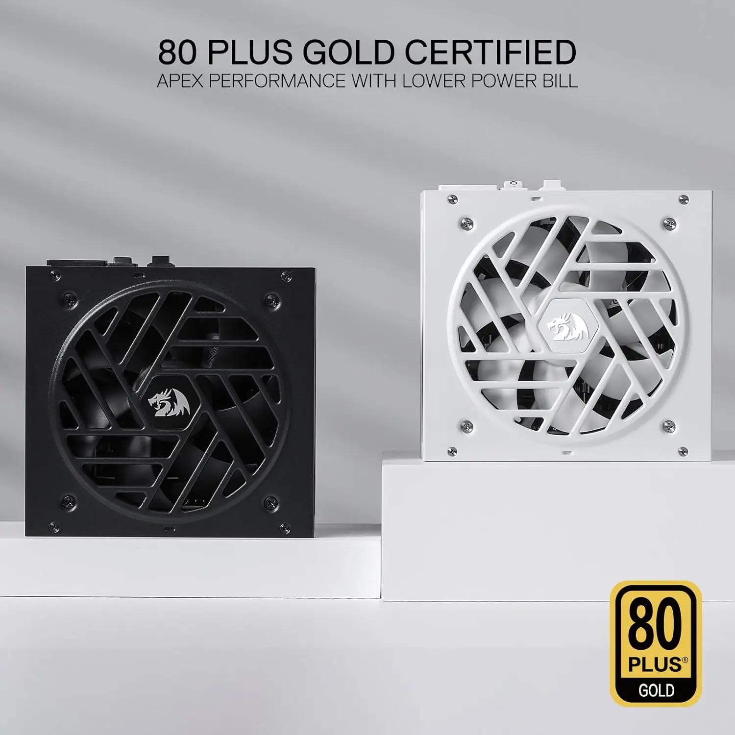 850W 80+ Gold Modular PSU – ATX 3.1, PCIe 5.1, RGB, 160mm Compact - Image 2