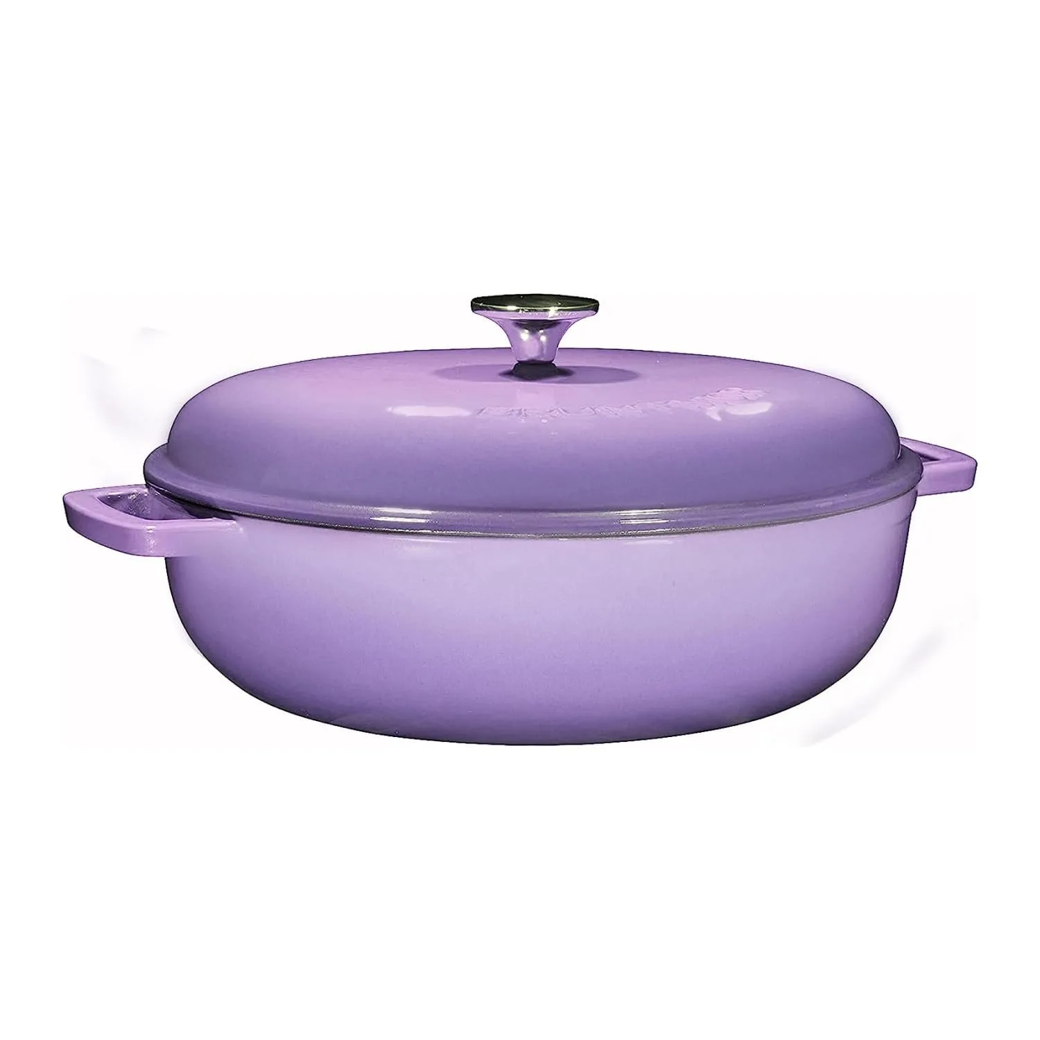 Purple Enameled Cast Iron Dutch Oven – 4.5 Quart with Dual Handles